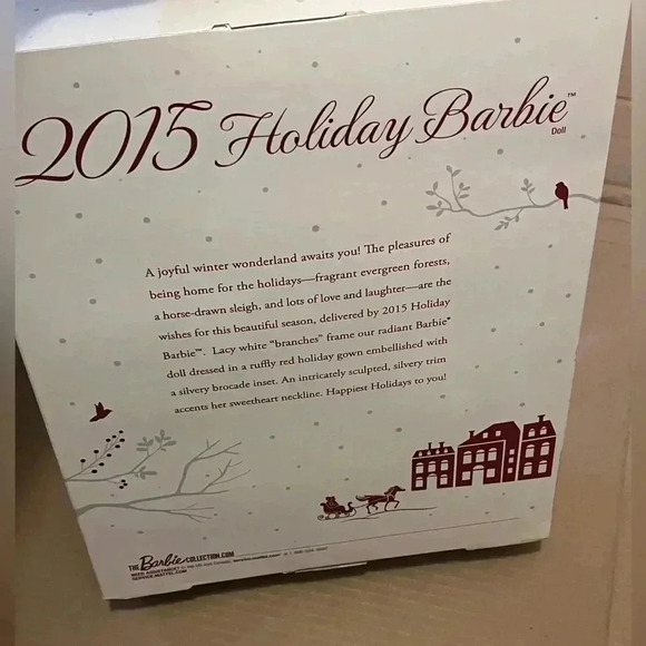 Collectible 2015 Holiday Barbie - Picture 5 of 7